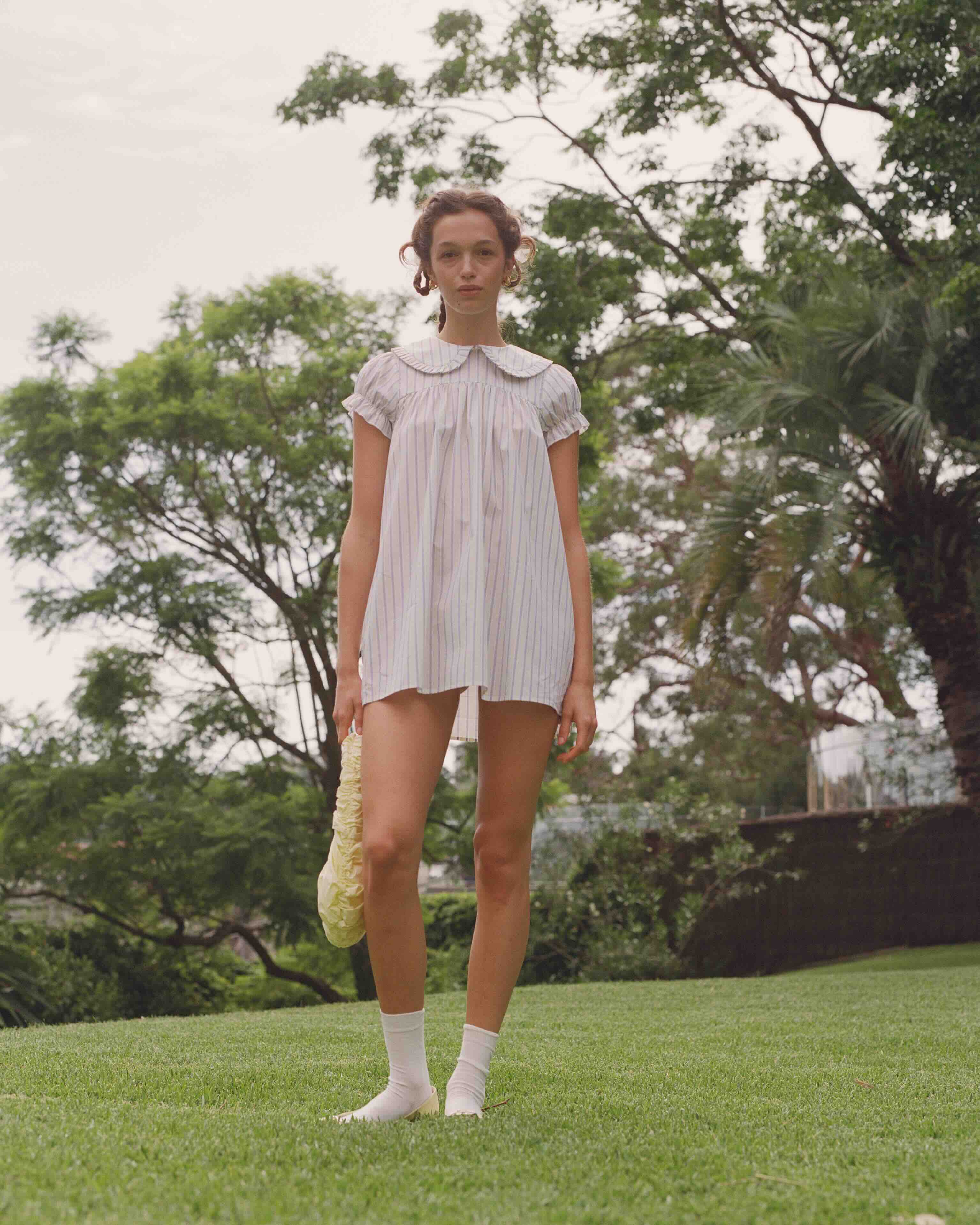 Babydoll Stripe Dress - Pacific Stripe - Image 6