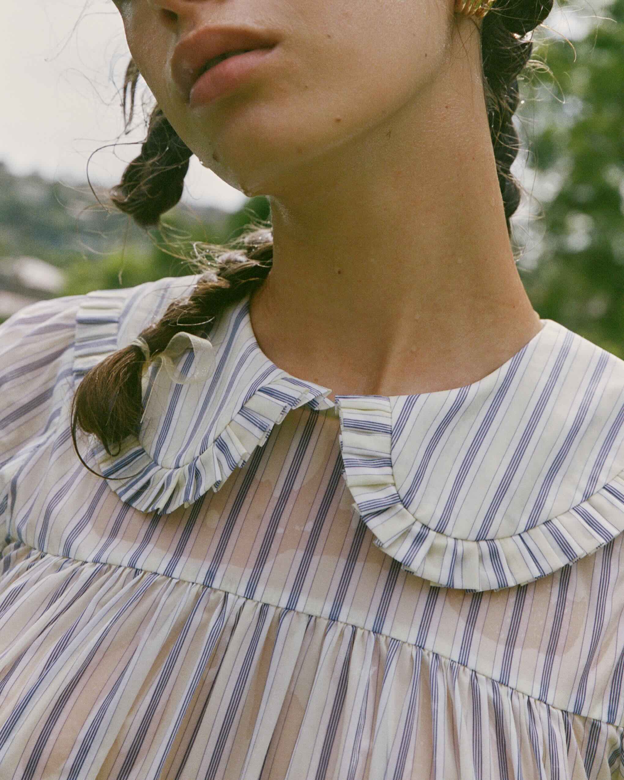 Babydoll Stripe Dress - Pacific Stripe - Image 8