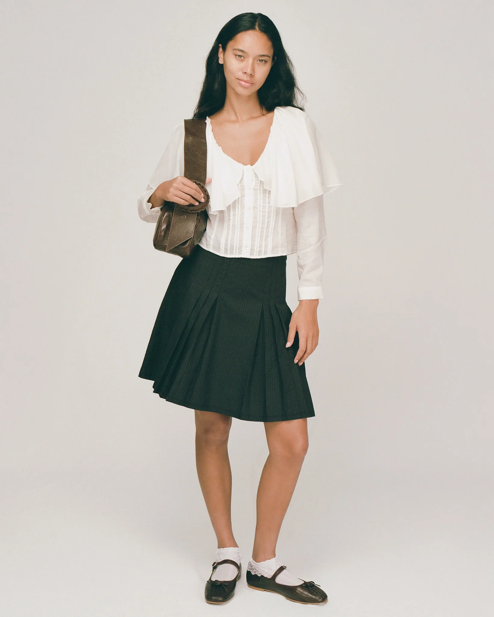 Capelet Shirt - White - Image 3