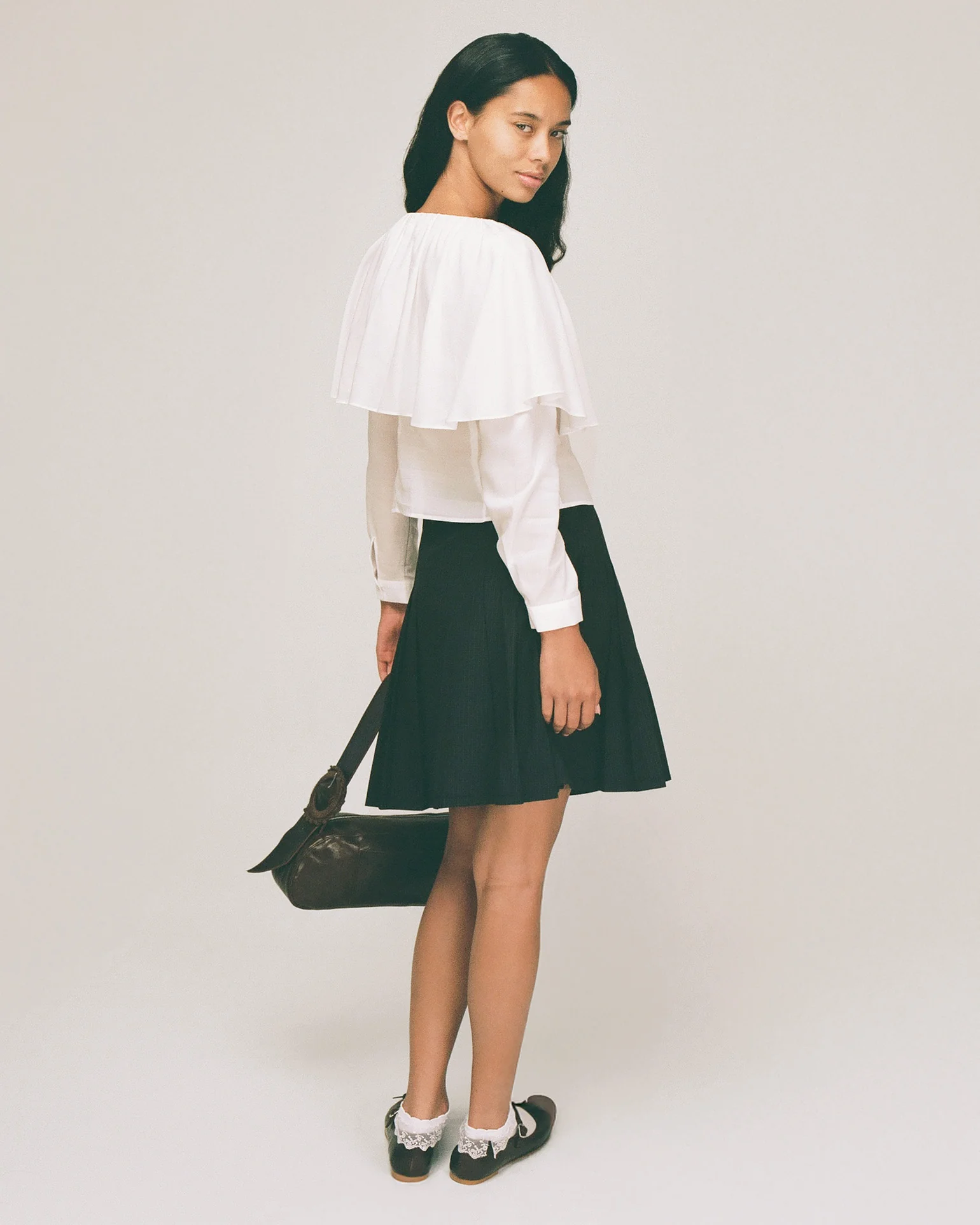 Capelet Shirt - White - Image 5