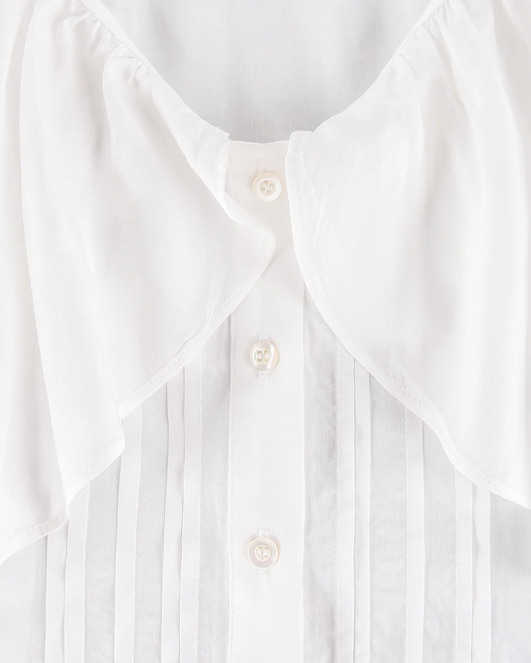 Capelet Shirt - White - Image 6