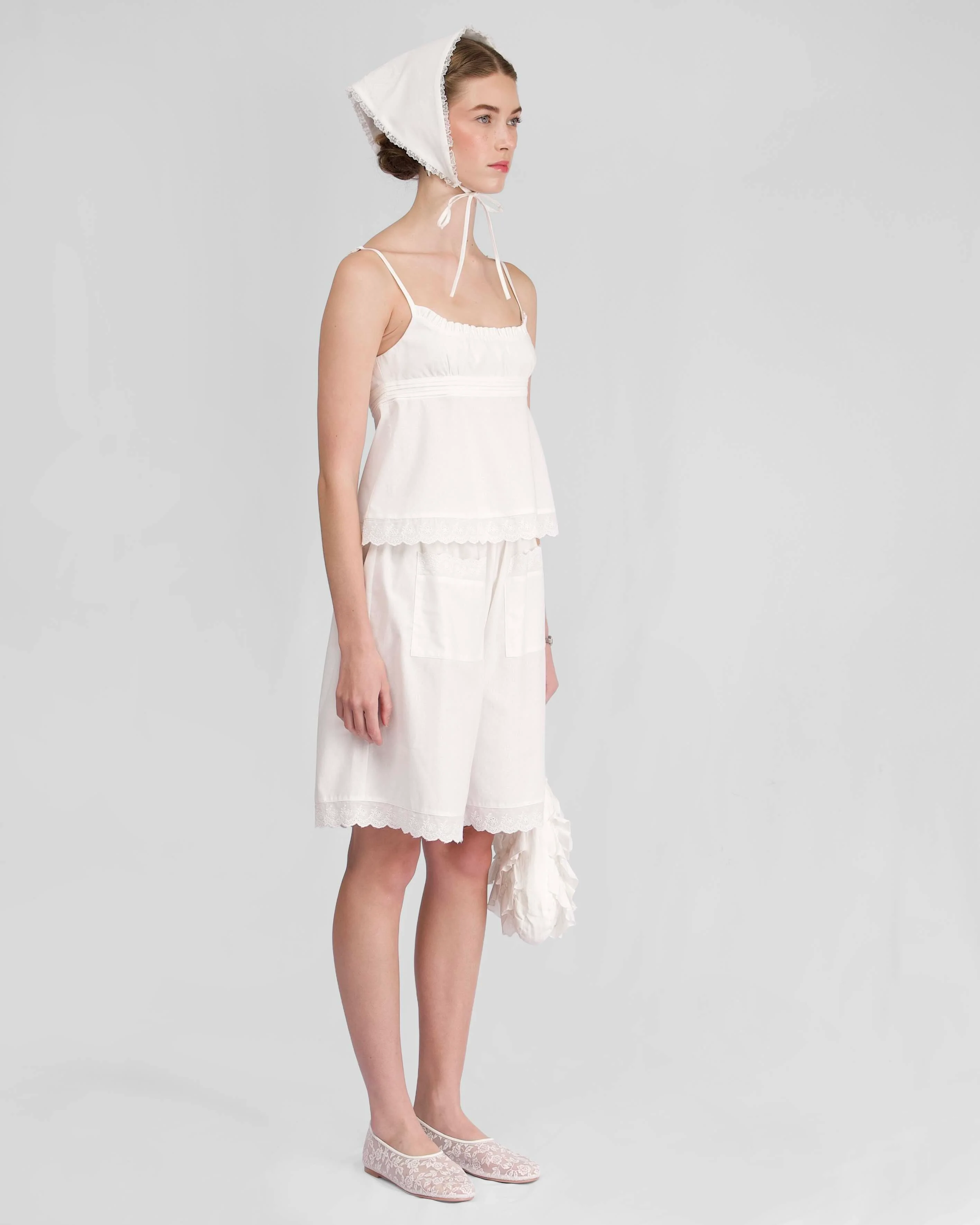 Cotton Lace Camisole - Image 4