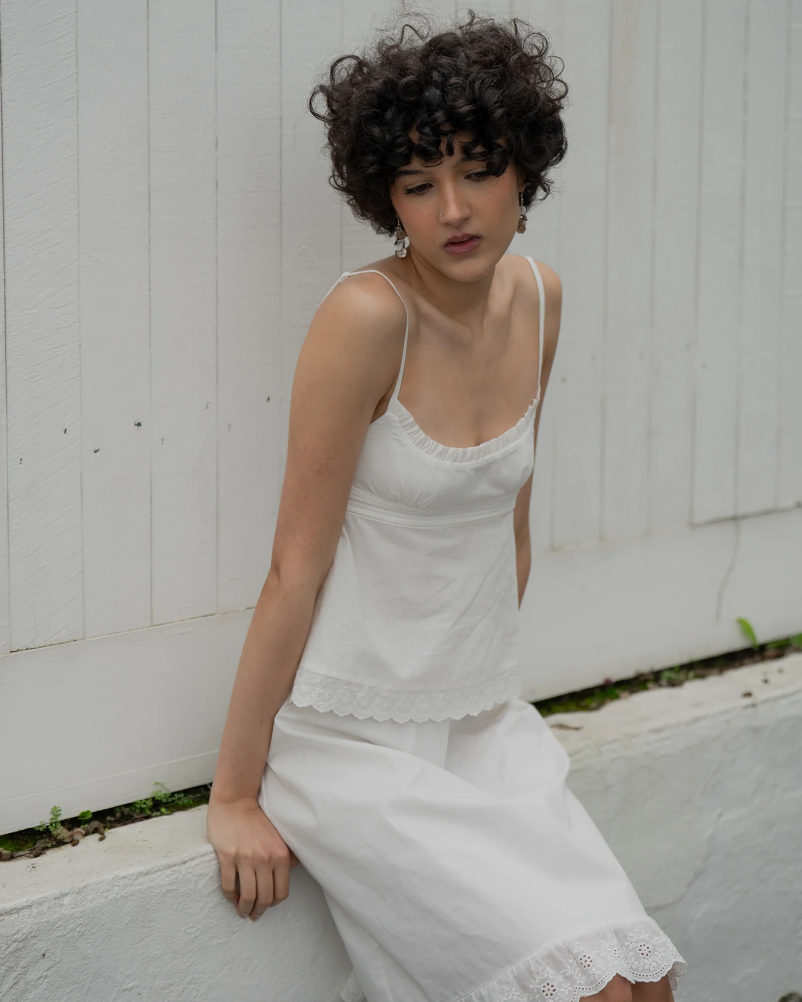 Cotton Lace Camisole - Image 7