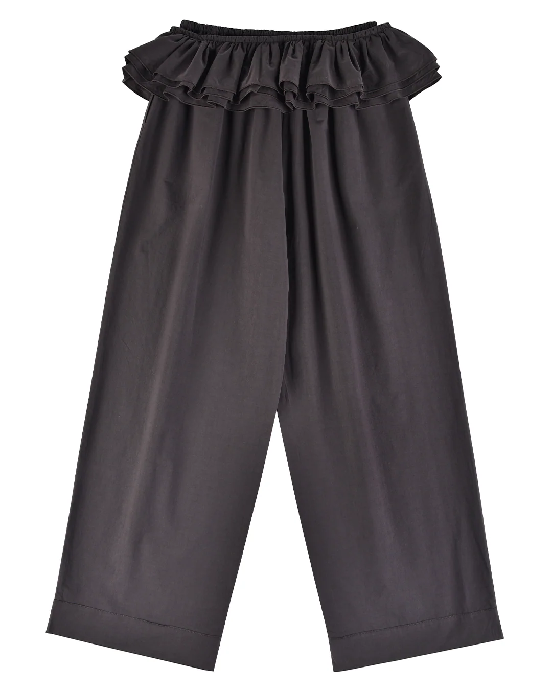 Detachable Ruffle Belt Pant - Shadow - Image 7