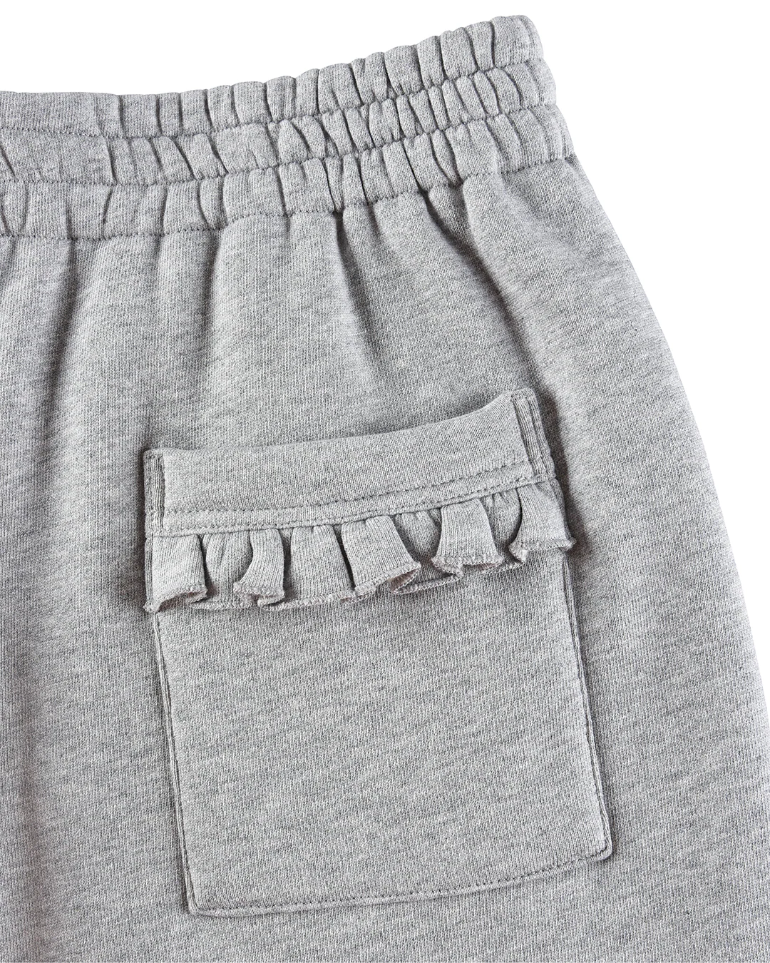 Frill Fleece Lounge Pants - Grey - Image 6