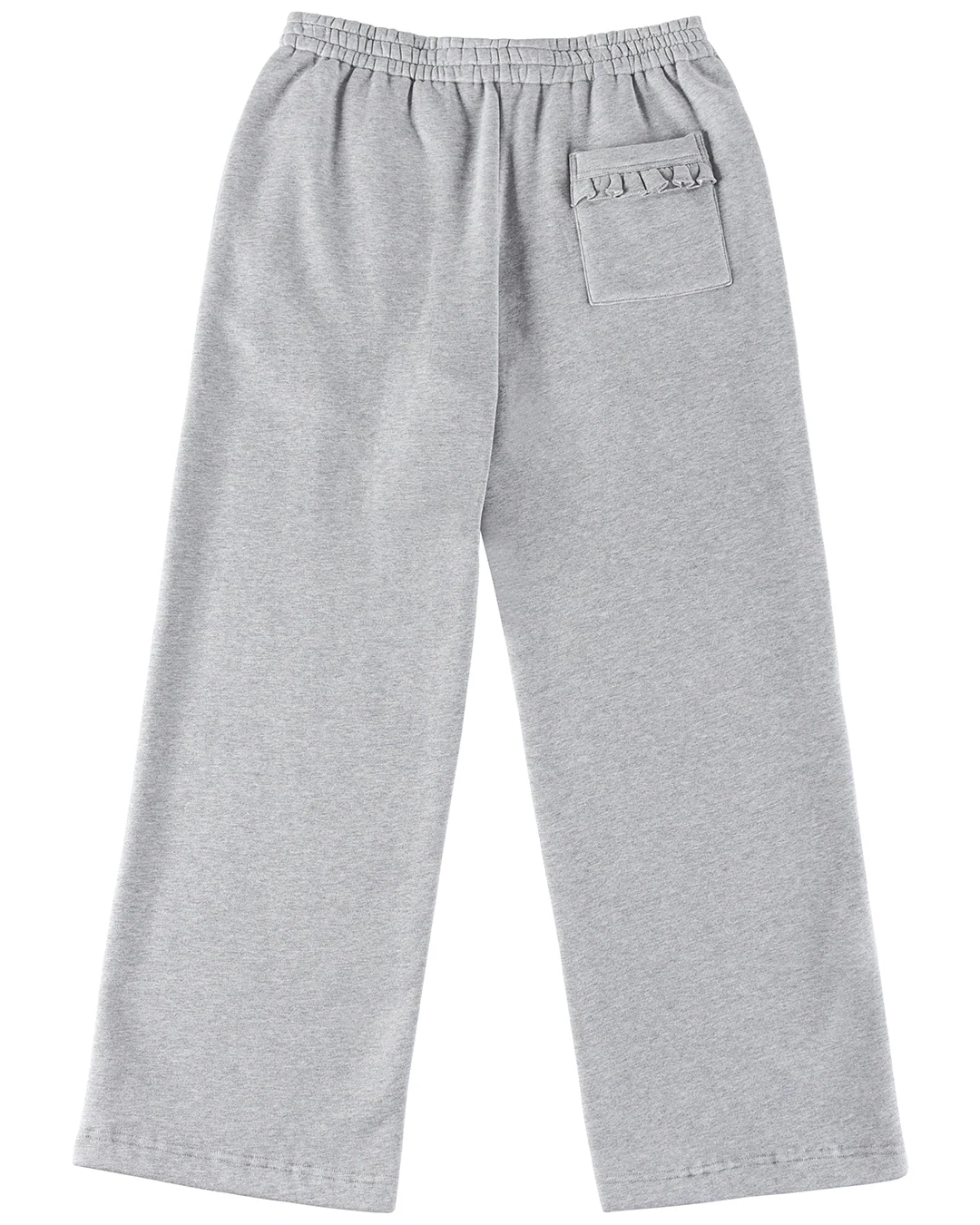 Frill Fleece Lounge Pants - Grey - Image 7