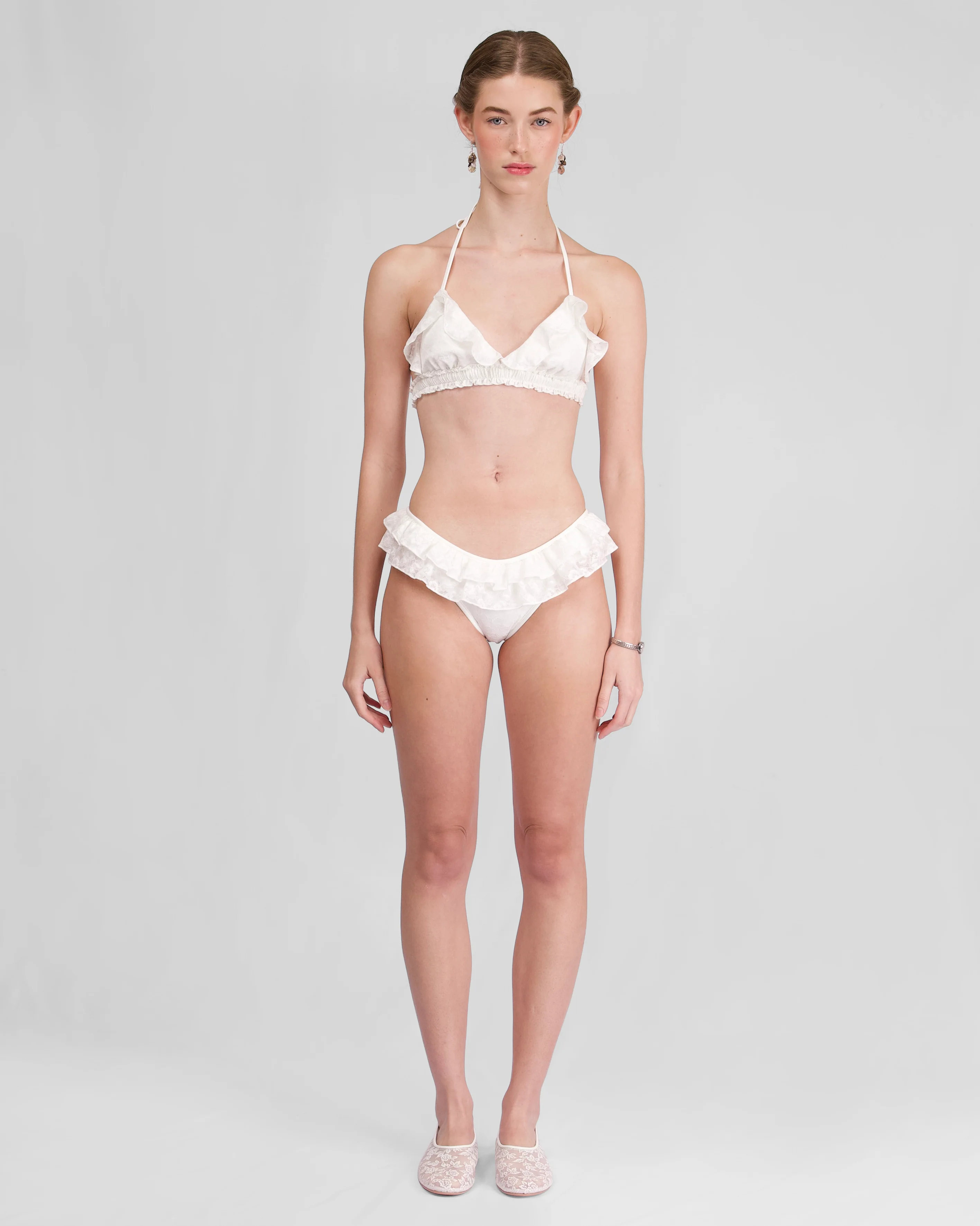 Lace Frill Swim Bottoms - Image 3