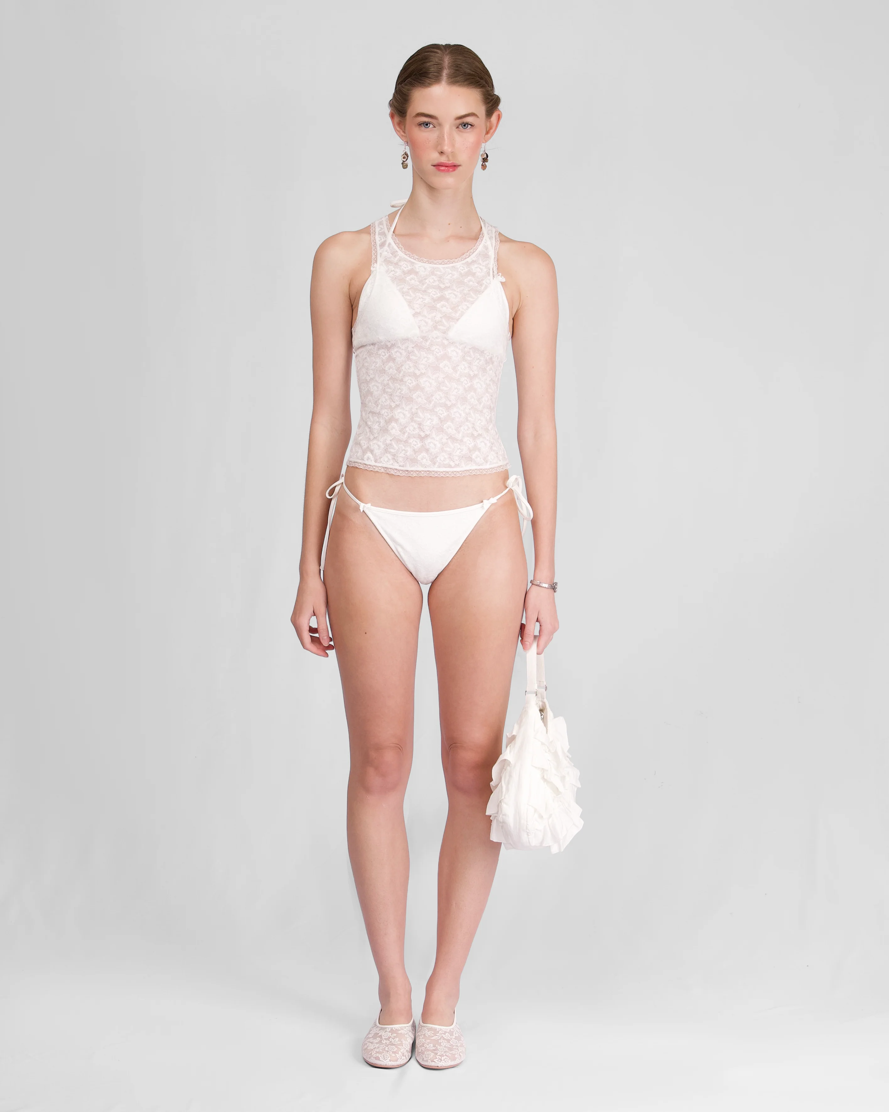 Lace Tie Bikini Bottom - Image 3