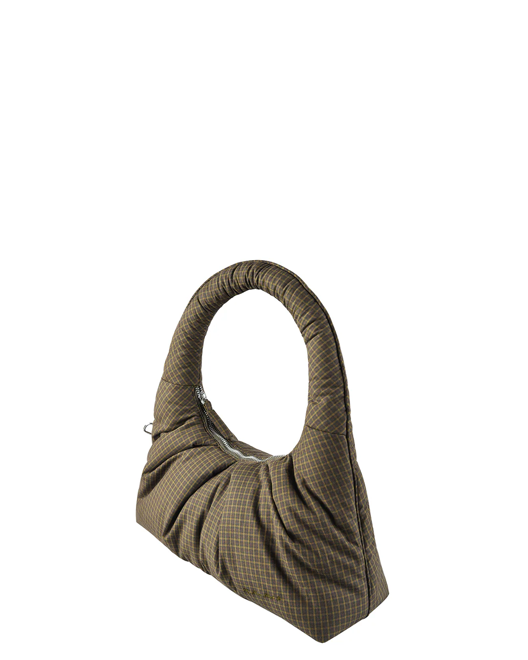 Mini Pleat Puffer Tote - Ivy Check - Image 7