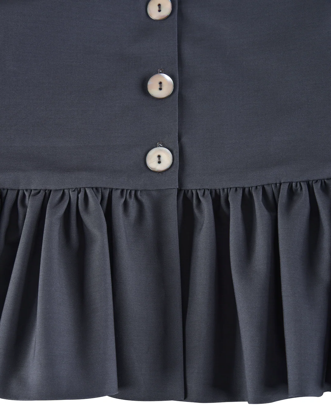 Petal Peplum Jacket - Ink - Image 9