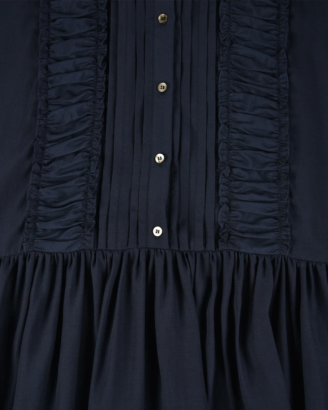 Pleat Sunday Dress - Ink - Image 8