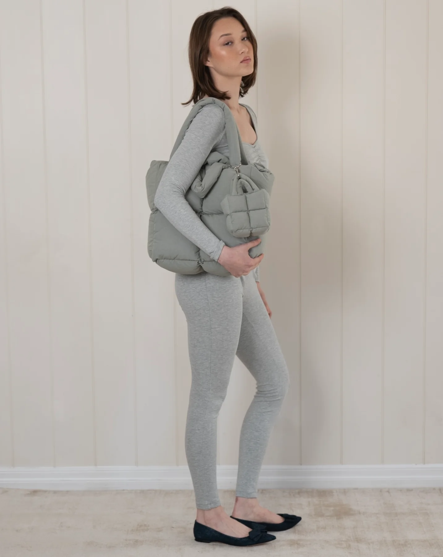 Puffer Mini Keychain Bag - Moon - Image 5