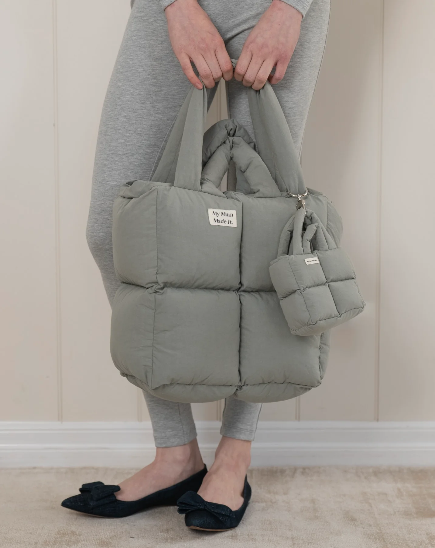 Puffer Mini Keychain Bag - Moon - Image 6