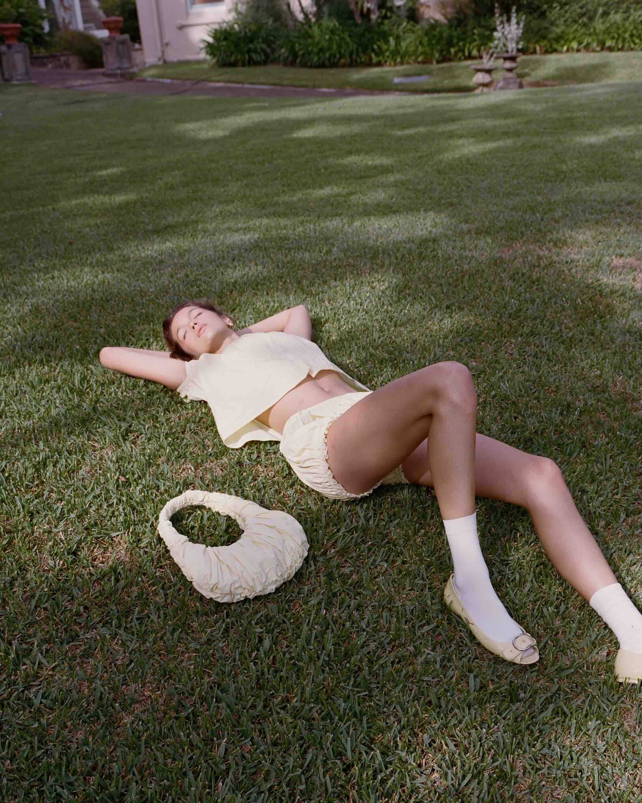 Ruche Shoulder Bag - Citrine - Image 4