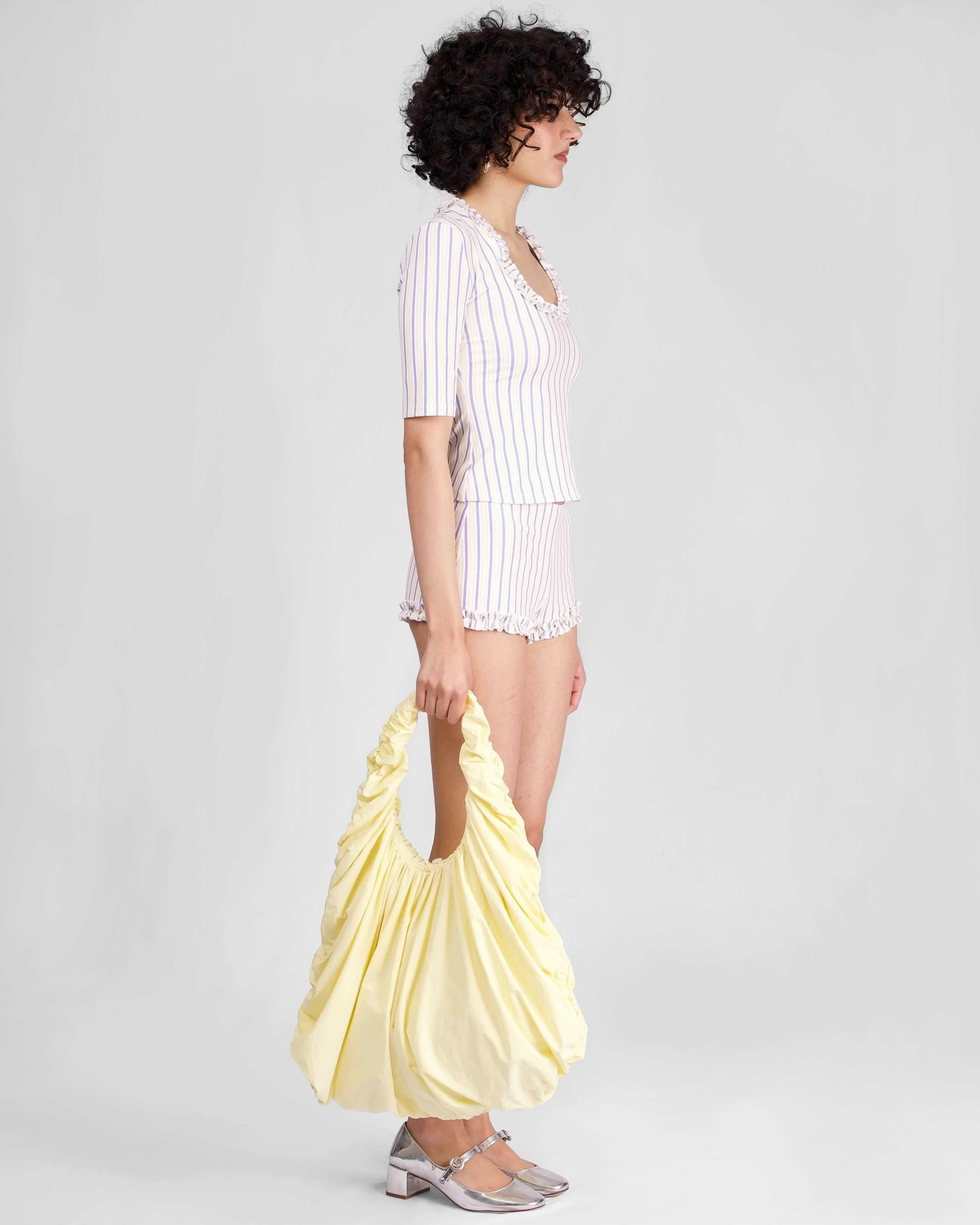 Ruche Tote Bag - Citrine - Image 3