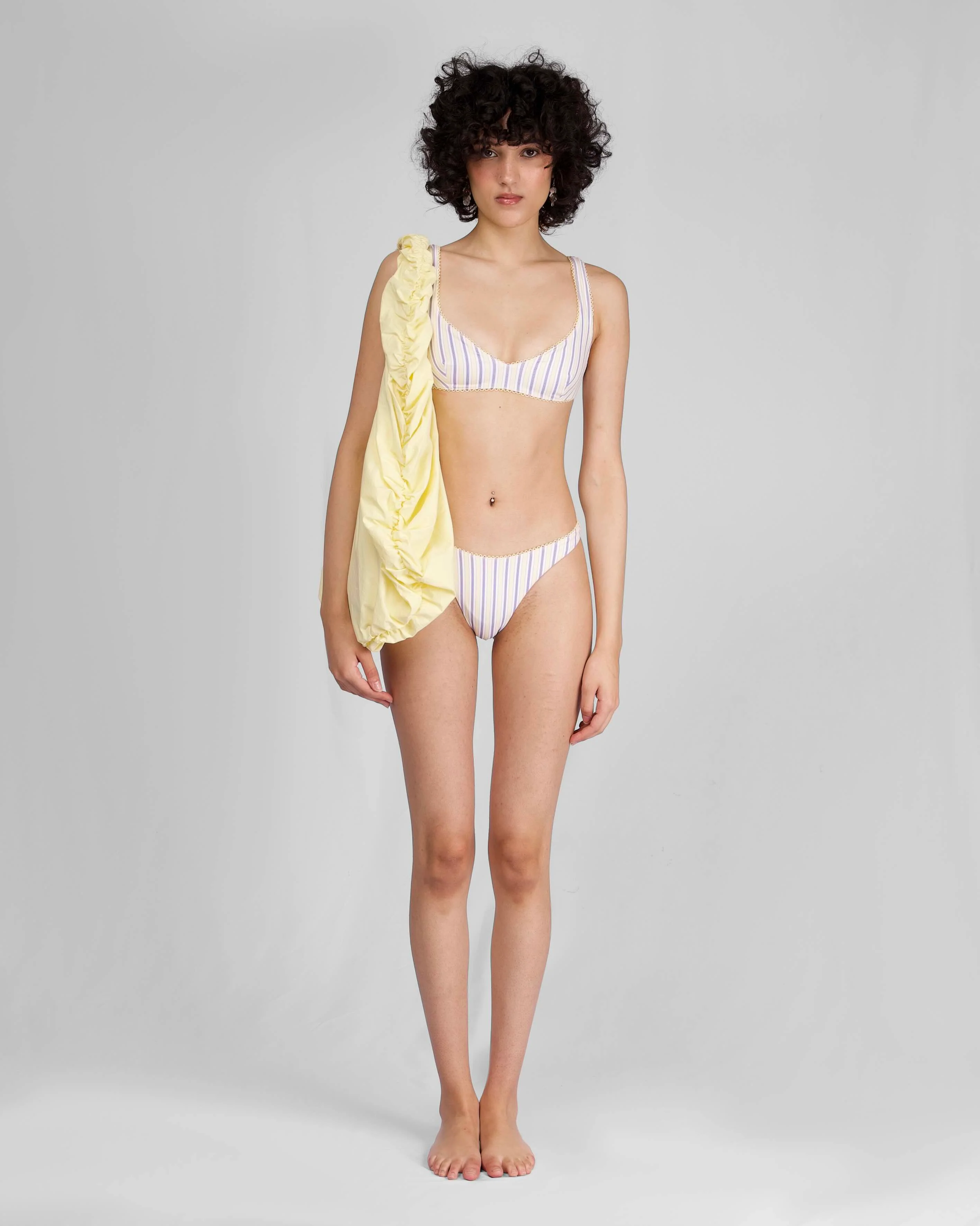 Ruche Tote Bag - Citrine - Image 4