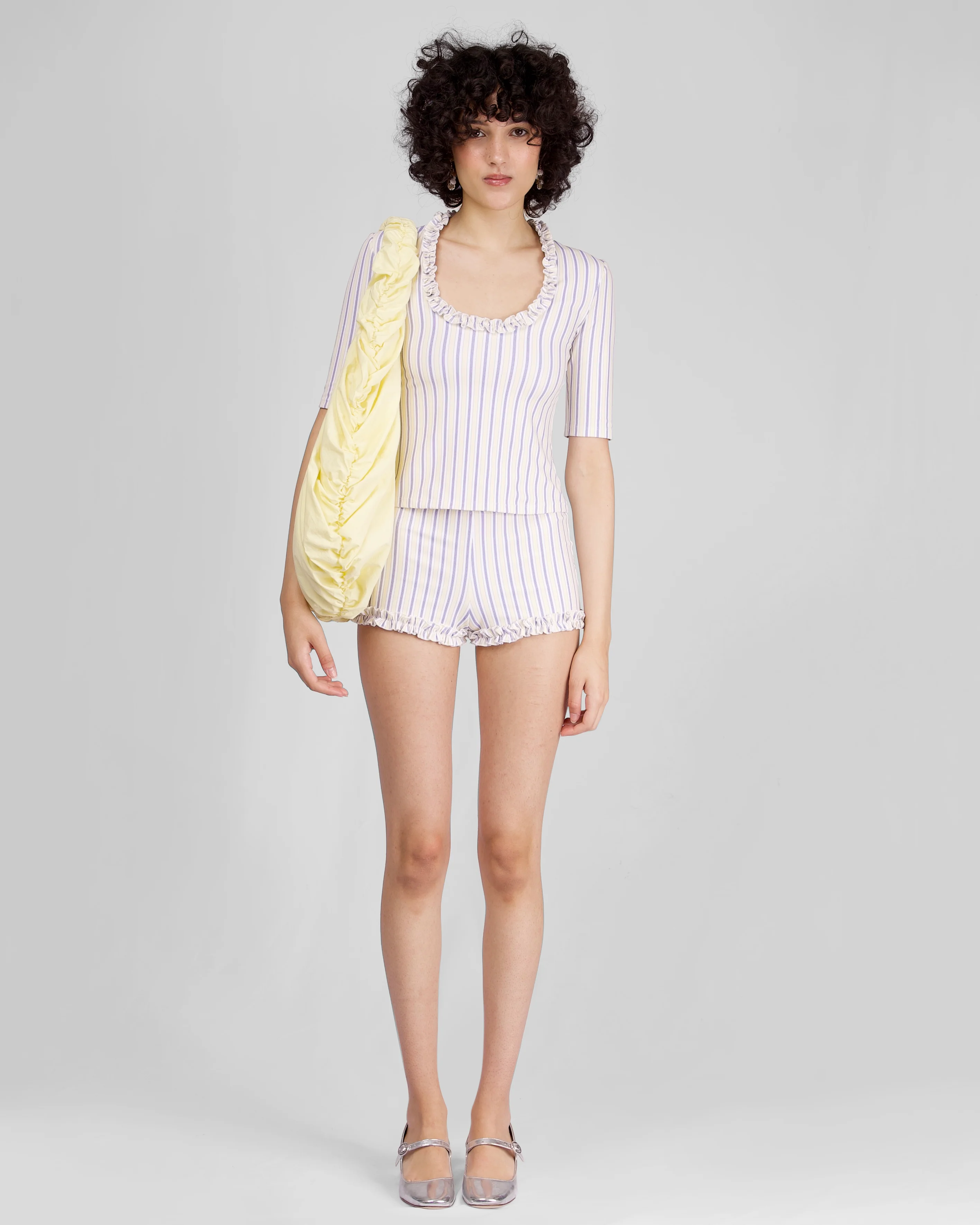 Ruffle Beach Shorts - Pacific Stripe - Image 5