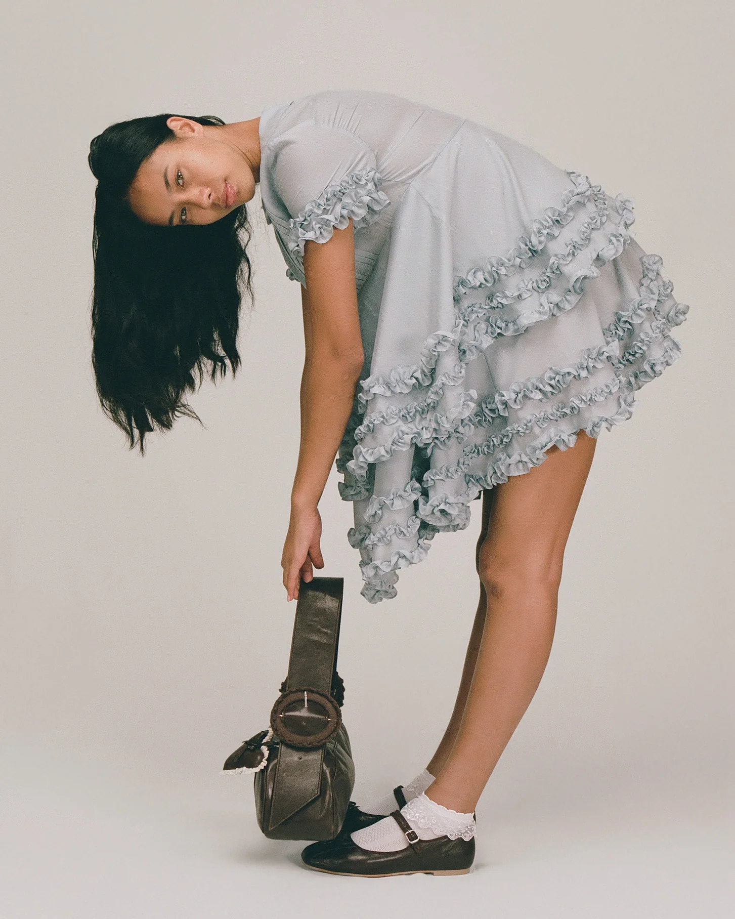 Ruffle Tea Dress - Bluewishes - Image 5