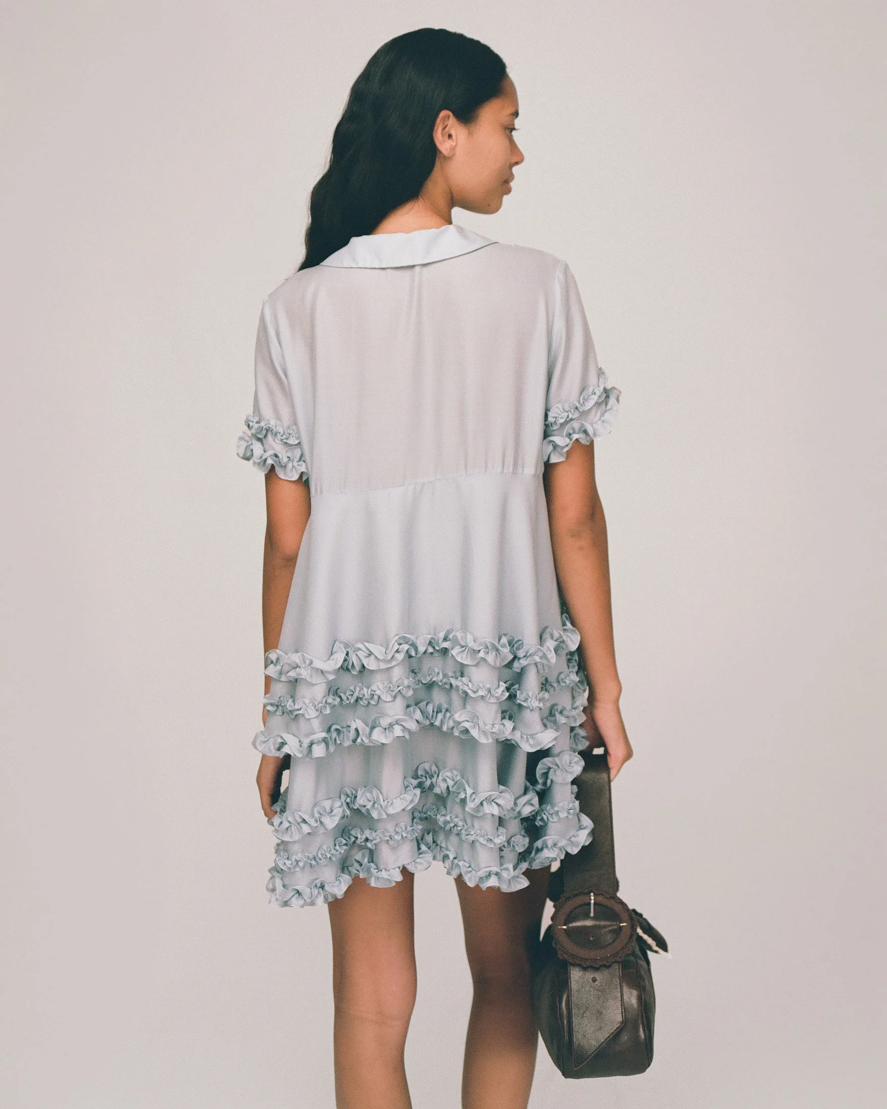 Ruffle Tea Dress - Bluewishes - Image 6