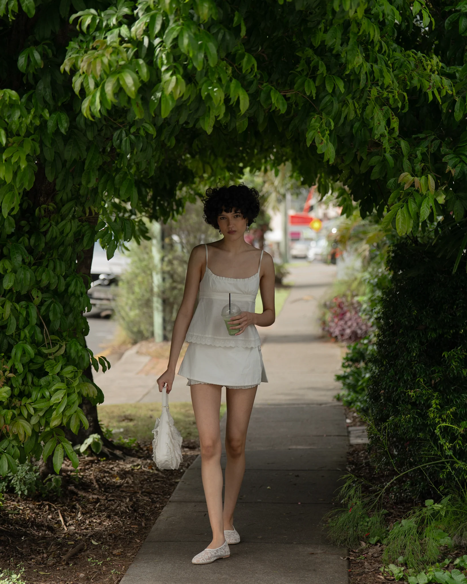 Wrap Bloomer Shorts - White - Image 3